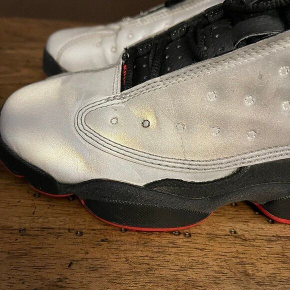 2014 Air Jordan 13 Retro Premium GS 'Reflective Silver' - Picture 7 of 11